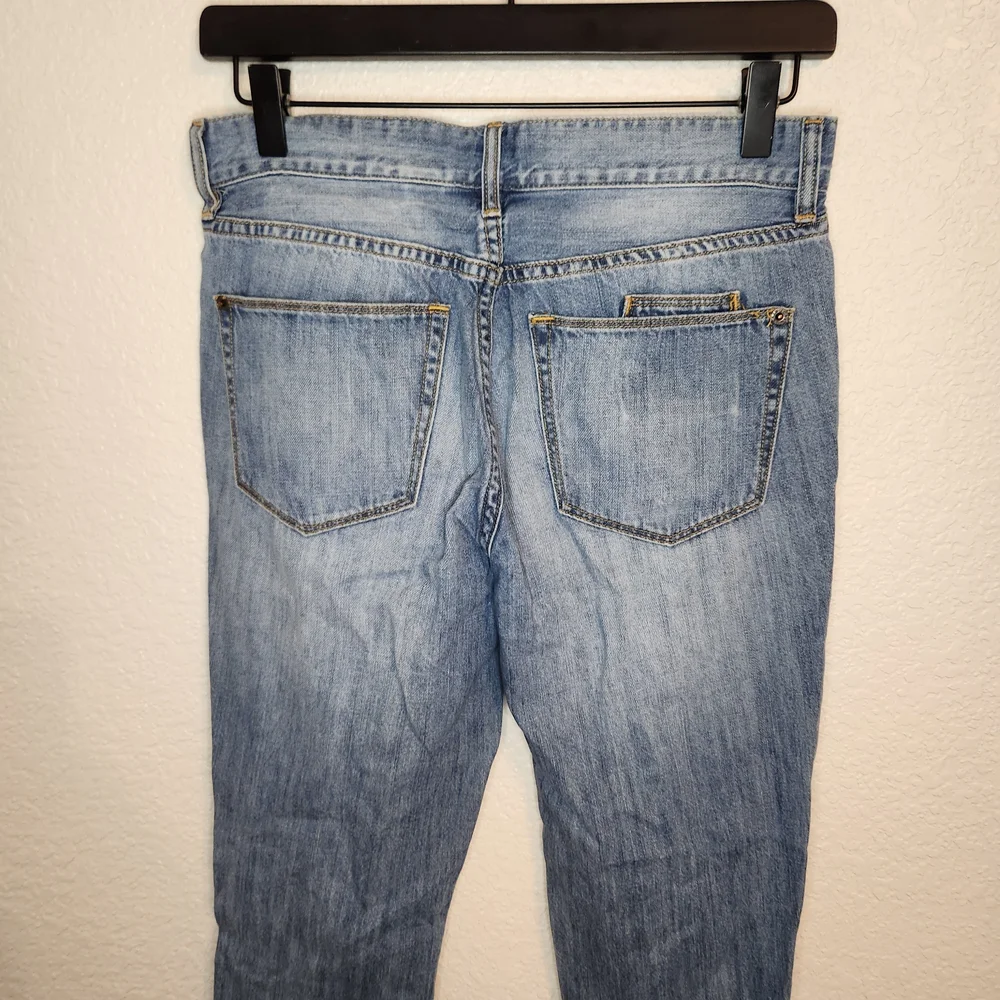 J.Crew distressed girlfriend or ankle straight leg jeans A1013 size 25